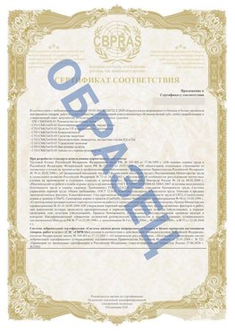 Образец Приложение к СТО 01.064.00220722.2-2020 Славянка Сертификат СТО 01.064.00220722.2-2020 